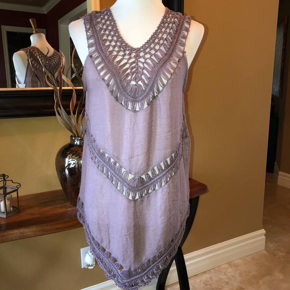 Vivid Importers Lavender Tunic Sleeveless